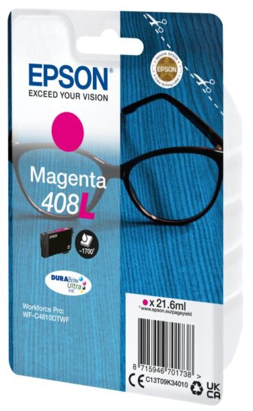 Cartus cerneala Epson 408L Ink Tank, DURABrite Ultra ink - C13T09K34010