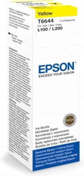 Cartus cerneala Epson T6644, yellow, capacitate 70ml - C13T66444A