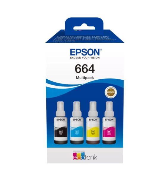 Cartus cerneala Epson T6646 BK+CMY, multipack, pentru Epson L200 - C13T66464A