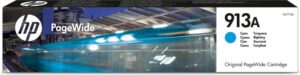 Cartus cerneala HP Cyan PageWide Nr.913A F6T77AE Original HP PageWide