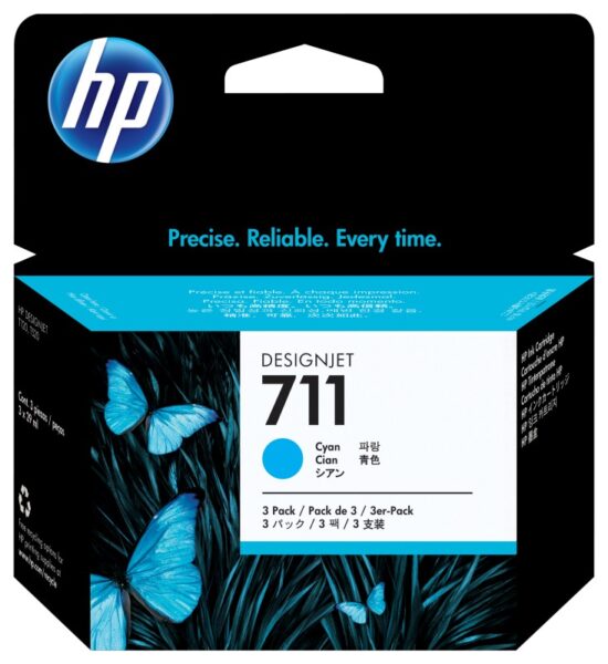 Cartus cerneala HP CZ134A, cyan, pachet triplu, 3 X 29 ml