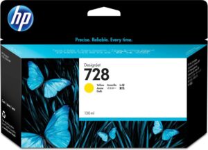 Cartus cerneala HP F9J65A, 130 ml, yellow DesignJet Ink Cartridge