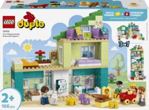 CASA MODERNA DE FAMILIE 3IN1, CU FIGURINE LEGO10470