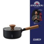 CASEROLA ALUMINIU + CAPAC 16X7.5CM, 1.4L, RIKITO WATANABE - HR-SNT-C16