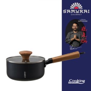 CASEROLA ALUMINIU + CAPAC 16X7.5CM, 1.4L, RIKITO WATANABE - HR-SNT-C16
