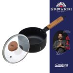 CASEROLA ALUMINIU + CAPAC 16X7.5CM, 1.4L, RIKITO WATANABE - HR-SNT-C16