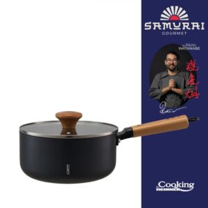 CASEROLA ALUMINIU + CAPAC 20X9.5 CM, 2.7L, RIKITO WATANABE - HR-SNT-C20