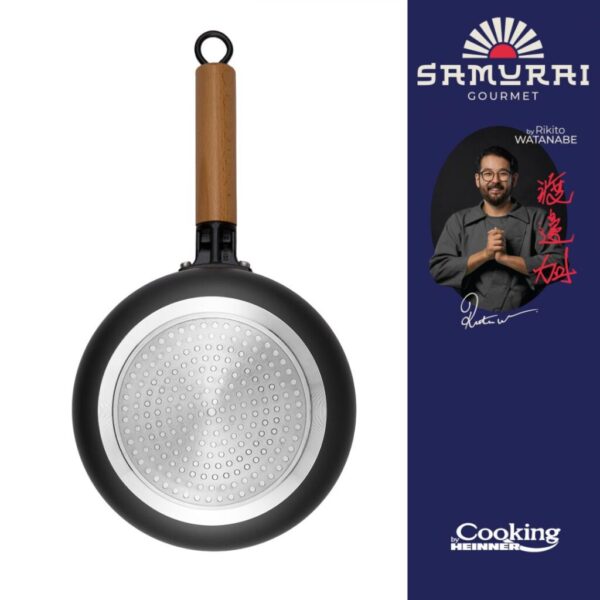 CASEROLA ALUMINIU + CAPAC 20X9.5 CM, 2.7L, RIKITO WATANABE - HR-SNT-C20