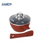 CASEROLA ALUMINIU+CAPAC 16x8CM, 1.3 L, CALABRIA, COOKING BY HEINNER - HR-JLG-C16C