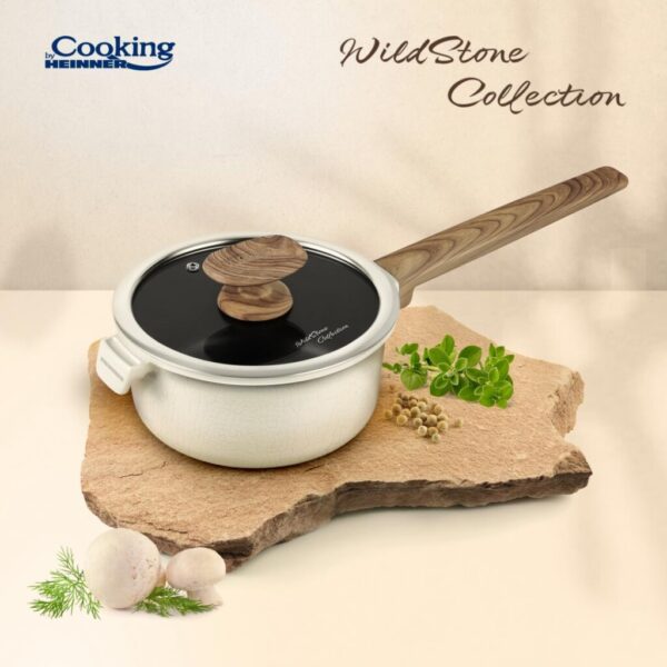 CASEROLA ALUMINIU+CAPAC 18x9 CM, WILD STONE, COOKING BY HEINNER - HR-JLG-WC18