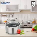 CASEROLA CU CAPAC, 16x8.5 CM, 1.6 L, TITANIUM3, COOKING BY HEINNER - HR-MRK-16