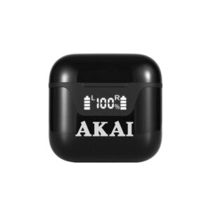 Casti Akai BTE-J101, In-ear, bluetooth, negru