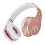 Casti Bluetooth Wireless Over-Ear PowerLocus P2, Rose Gold - PWL-P2-ROSEGOLD - imagine 2