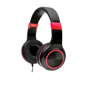 Casti cu micr. Spacer Pearl Red, cu fir, multimedia, 2x Jack 3.5mm - SPHS-PEARL-RD