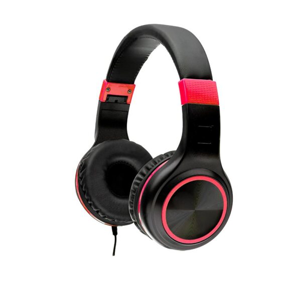 Casti cu micr. Spacer Pearl Red, cu fir, multimedia, 2x Jack 3.5mm - SPHS-PEARL-RD