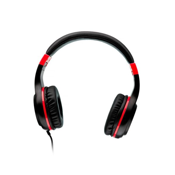Casti cu micr. Spacer Pearl Red, cu fir, multimedia, 2x Jack 3.5mm - SPHS-PEARL-RD