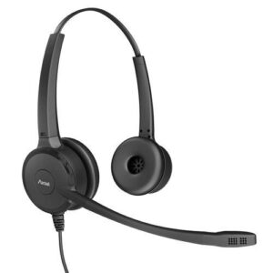 Casti cu microfon Axtel Voice 40 duo NC, call center, sunet HD, negru - AXH-V40D