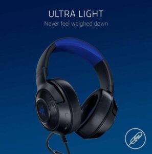 Casti cu microfon Razer gaming, Kraken X for Console, blue - RZ04-02890200-R3M1
