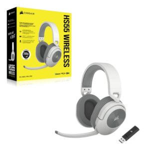 Casti Gaming CORSAIR HS55 WIRELESS- White - CA-9011281-EU