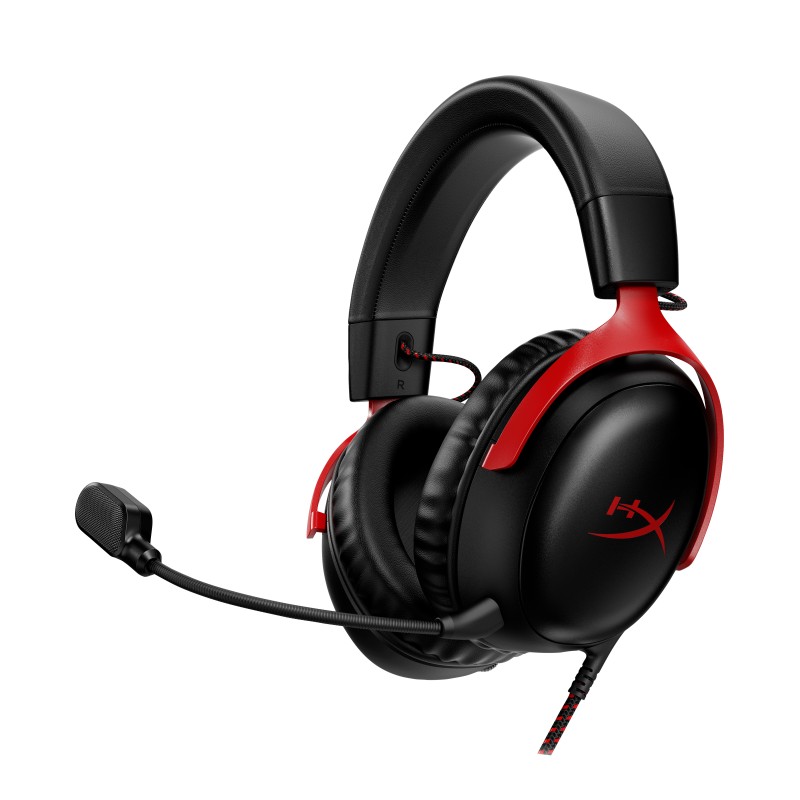 Casti gaming HyperX Cloud III Black-Red, DTS Headphone: X - 727A9AA-01 Casti gaming HyperX Cloud III Black-Red, DTS Headphone: X - 727A9AA - imagine 1