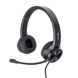 Casti Lindy Office, interfata USB-C, impendanta 32 Ohm - LY-20439