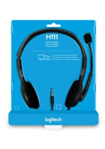 Casti Logitech H111, negru - 981-000593