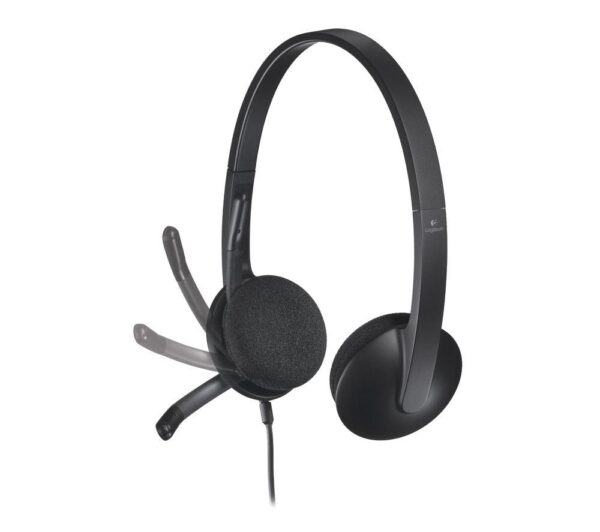 Casti Logitech H340, cu microfon, interfata USB 2.0 - 981-000475