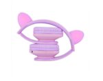Casti Over-ear PowerLocus KidsCat, wireless, Multicolor - PWL-P2KIDSCAT-PURPLEPINK - imagine 3