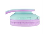 Casti Over-ear PowerLocus KidsCat, wireless, multicolor - PWL-P2KIDSCAT-TEALPURPLE - imagine 4