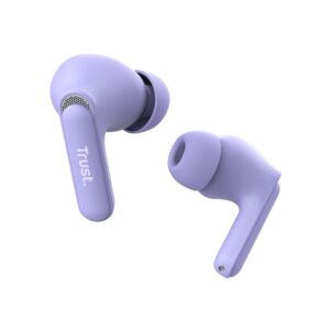 Casti Trust Yavi earbuds BT, frecventa raspuns 20 Hz - 20.000 Hz, mov - TR-25297