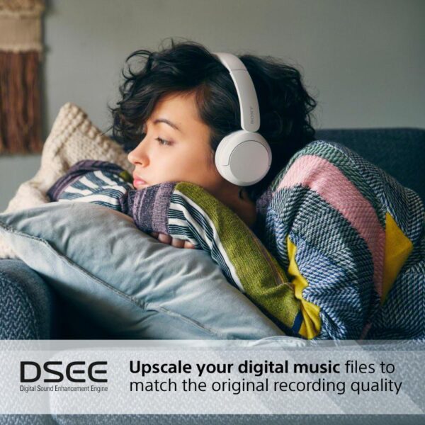 Casti Wireless Over-Ear Sony WHCH520W - WHCH520W.CE7