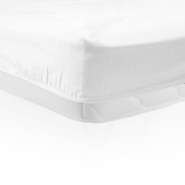 CEARCEAF PAT CU ELASTIC 140X200 CM ALB - HR-SHEET140-WHT