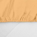 CEARCEAF PAT CU ELASTIC 160X200 CM GALBEN PAL - HR-SHEET160-GBP - imagine 4