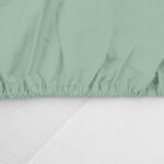 CEARCEAF PAT CU ELASTIC 90X200 CM VERDE - HR-SHEET90-VER - imagine 2