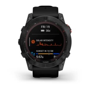 Ceas Garmin fenix 7X Solar, functii ceas, sincronizare ora GPS - 010-02541-01