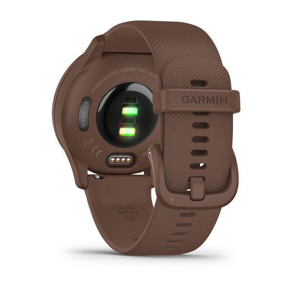 Ceas Garmin SmartWatch Vívomove Sport, Cocoa and Peach Gold - 010-02566-02