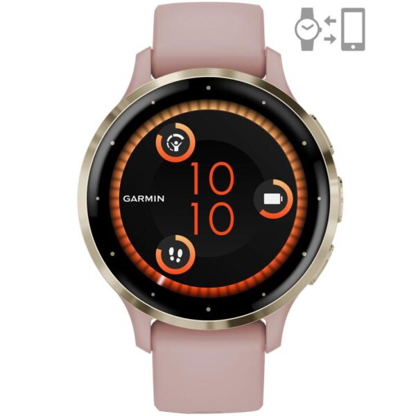 Ceas Garmin Venu 3S Pink Dawn/Soft Gold - 010-02785-03