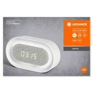 Ceas Ledvance LED CLOCK DIM, 5V, 3.4W, 12 lm, lumina neutra (4000K) - 000004058075747906