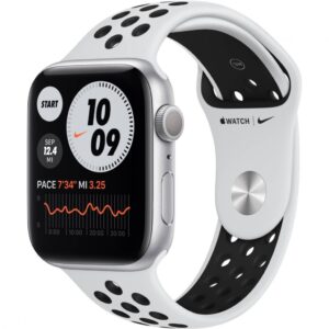 Ceas Smartwatch Apple S6 GPS Regular, 44mm, Pure Platinum/Black - MG293