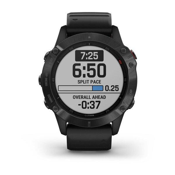 Ceas Smartwatch Garmin Fenix 6 PRO, GPS, Slate Gray w/Black Band - 010-02158-02