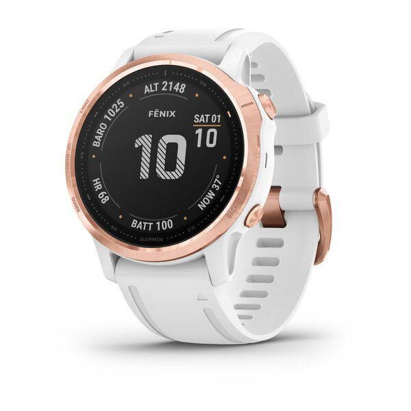 Ceas Smartwatch Garmin Fenix 6S PRO, GPS, Rose Gold - 010-02159-11