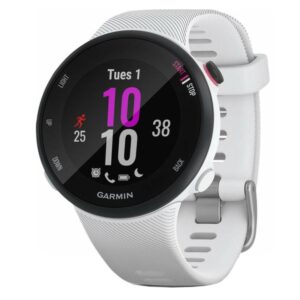 Ceas Smartwatch Garmin Forerunner 45, Small, White - 010-02156-10
