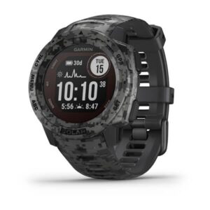 Ceas Smartwatch Garmin Instinct Solar Camo Edition, GPS - 010-02293-05