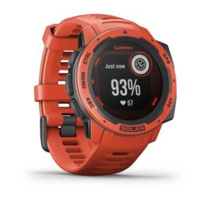 Ceas Smartwatch Garmin Instinct Solar, GPS, Watch Flame Red WW - 010-02293-20