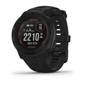 Ceas Smartwatch Garmin Instinct Solar Tactical Edition, GPS, Black - 010-02293-03