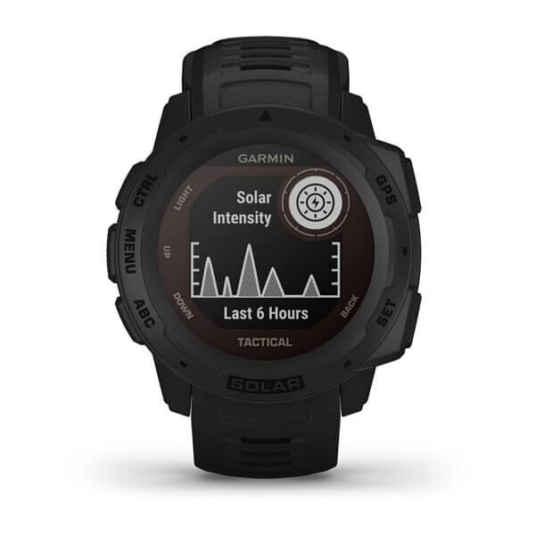 Ceas Smartwatch Garmin Instinct Solar Tactical Edition, GPS, Black - 010-02293-03