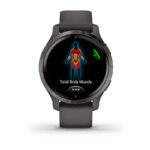 Ceas Smartwatch Garmin Venu 2S, GPS Wi-Fi, Grey + Slate - 010-02429-10