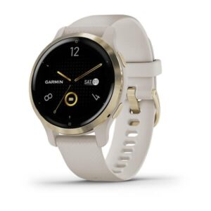 Ceas Smartwatch Garmin Venu 2S, GPS Wi-Fi, Tundra + Champagne - 010-02429-11