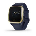 Ceas Smartwatch Garmin Venu Sq, NFC, Captain Blue/Light Gold - 010-02426-12