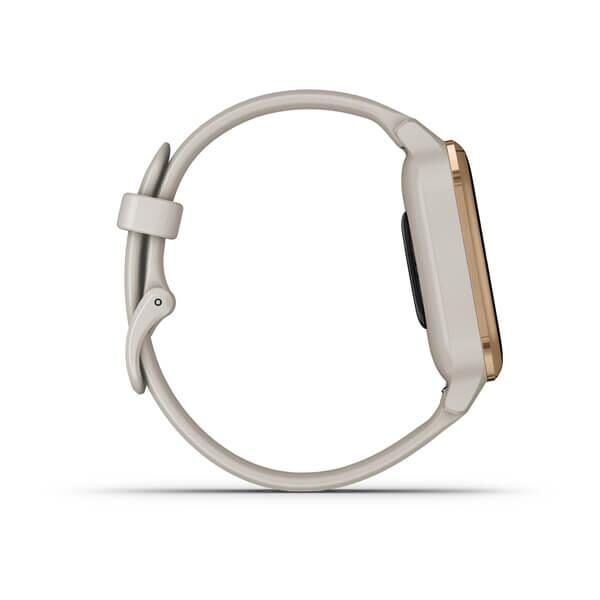 Ceas Smartwatch Garmin Venu Sq, NFC, Light Sand/Rose Gold - 010-02426-11